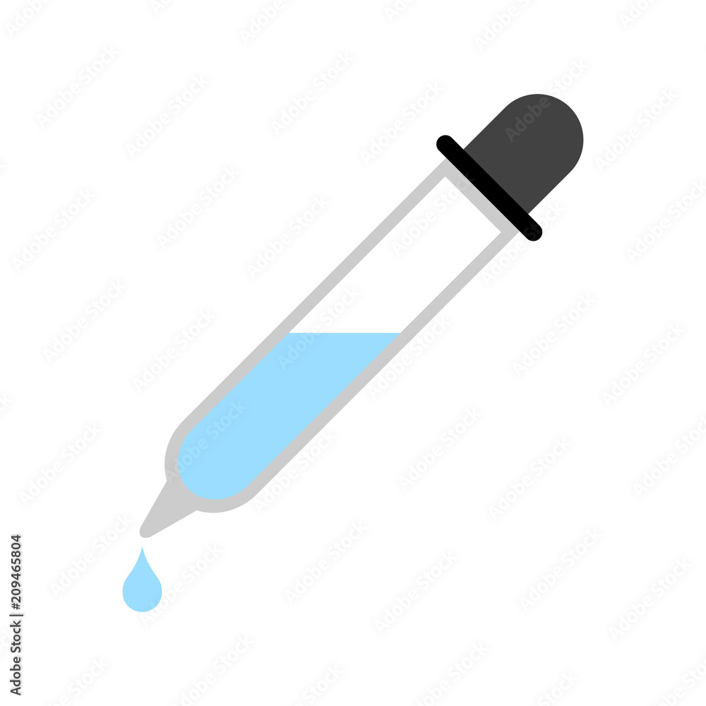 vector eye dropper illustration, eyedropper tube - medicine icon vector eye dropper illustration, eyedropper tube - medicine icon