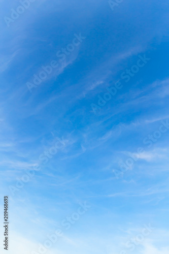Air clouds in the blue sky.