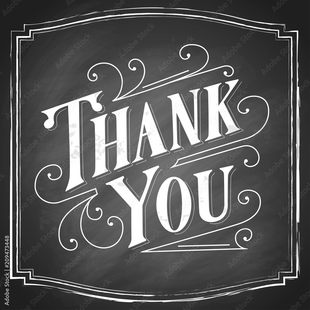 Thank You Chalkboard