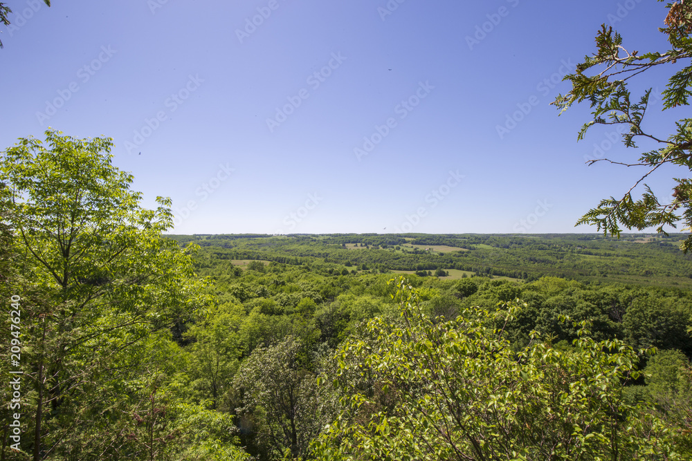 Cliff Top Landscape View