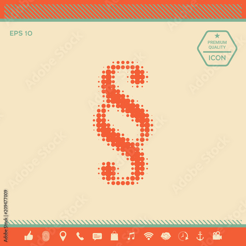 Paragraph halftone logo.