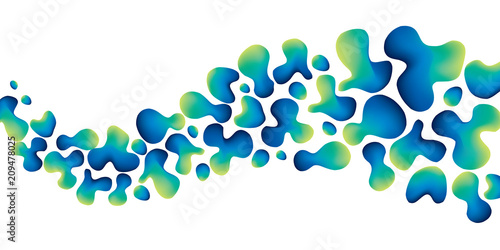 Decorative soft drops flow ...