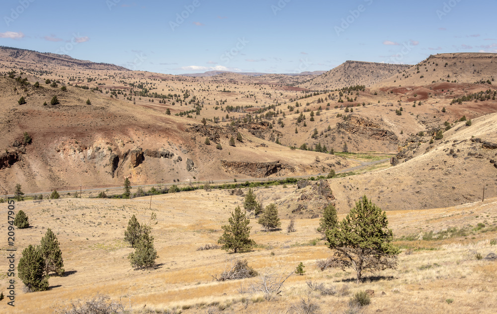 East of the Cascade mountains Oregon.