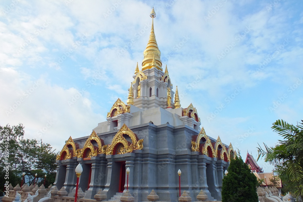 Wat Sinakarintra stit mahasantikhiri.doi maeslong,temple in thai land.