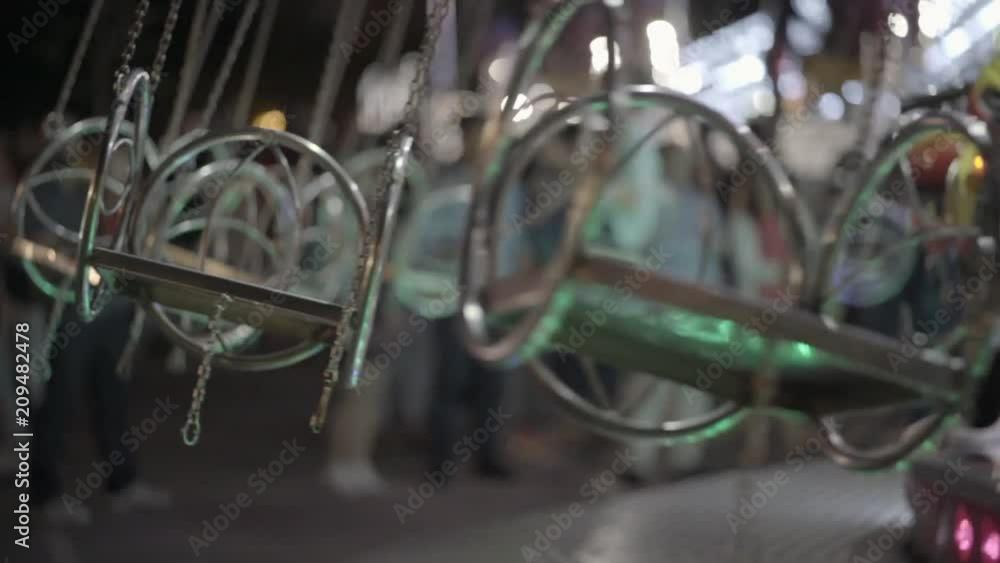 Carnival swing in the night Carnival swing in the night