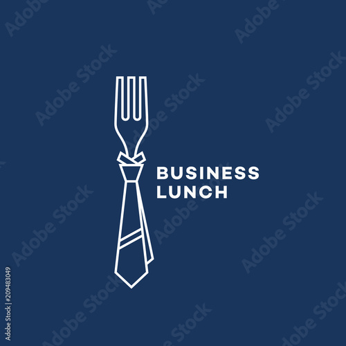 Business lunch logo photo