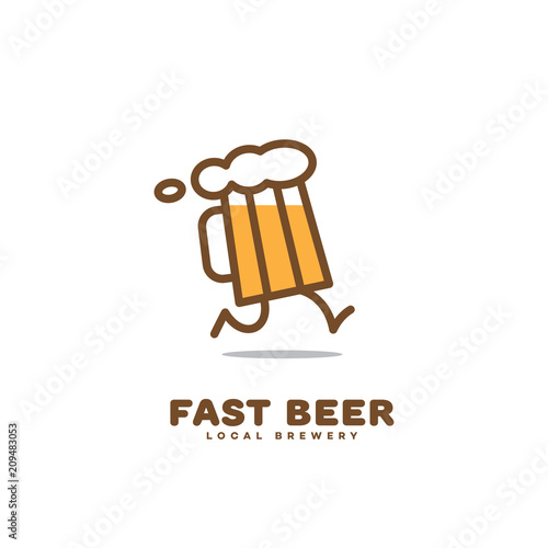 Fast beer logo
