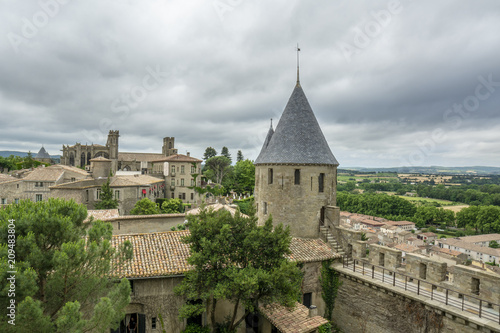 Castillo de Carcassonne, Francia, 