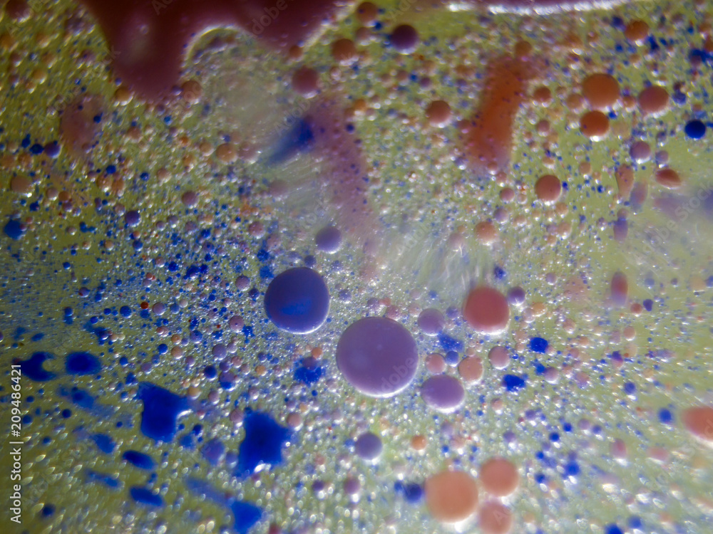 the chemical reaction of the paint with water the chemical reaction of the paint with water