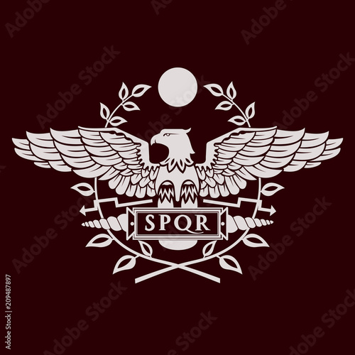 Logo of the Roman eagle.