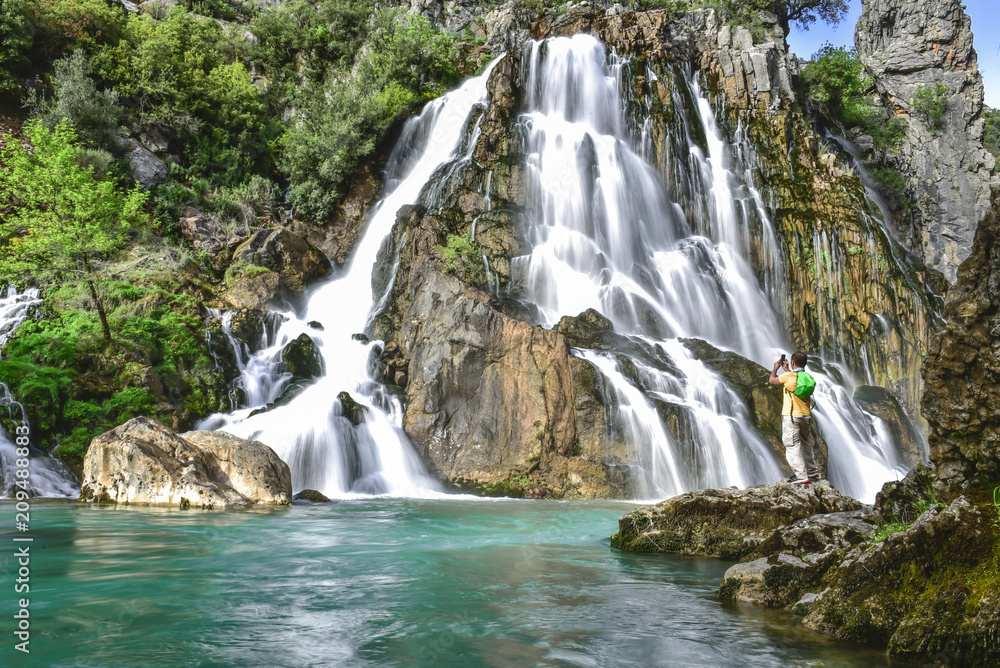 magnificent waterfall view and photography magnificent waterfall view and photography