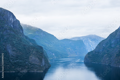 Aurlandsfjord fjord, Norway © Oleksandr Kotenko