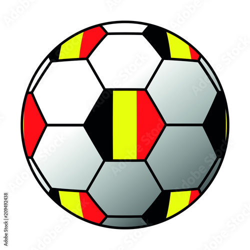 Ball Belgien Flagge