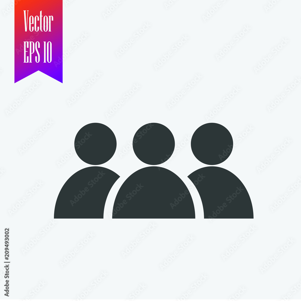group user vector icon group user vector icon