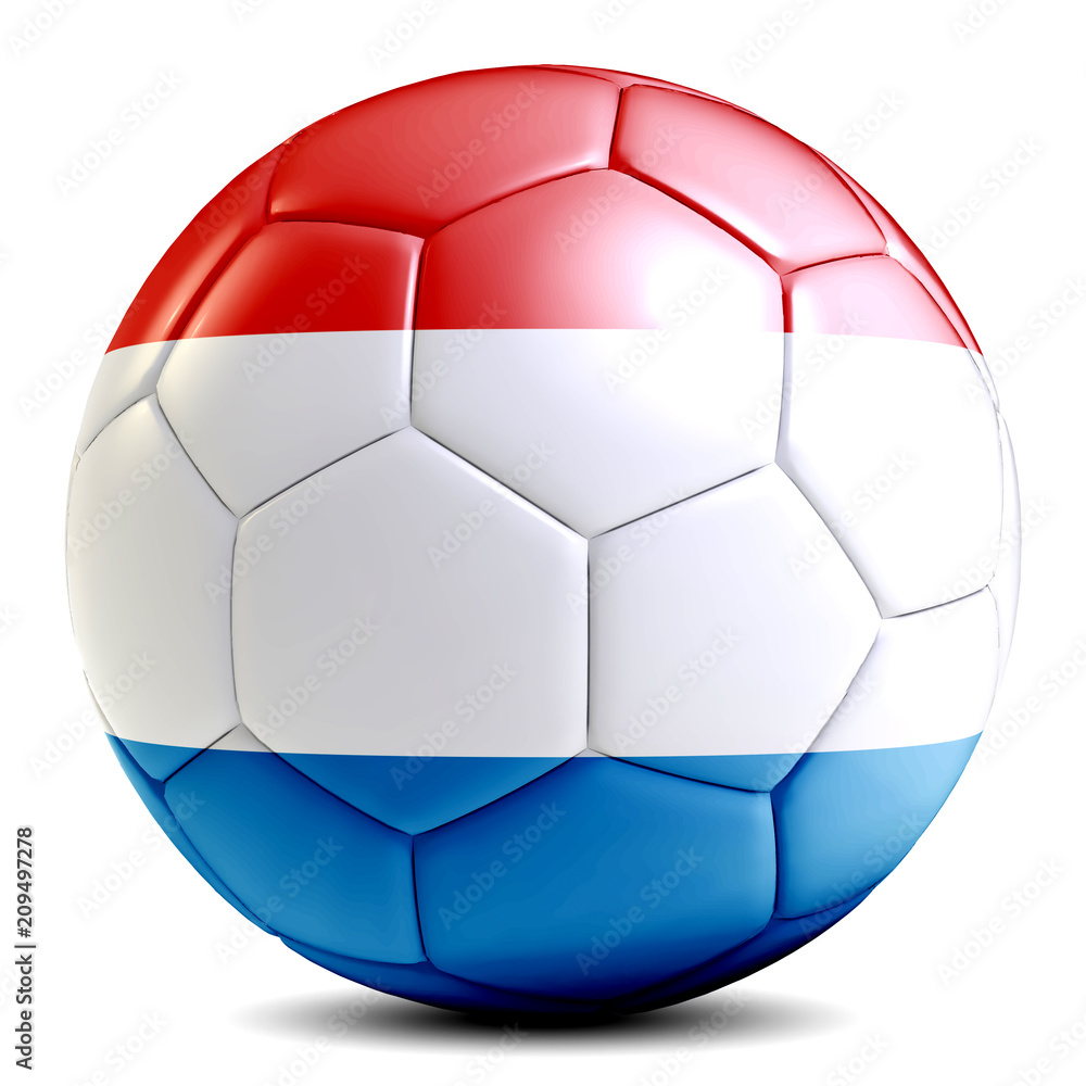 Luxembourg soccer ball football futbol isolated Luxembourg soccer ball football futbol isolated