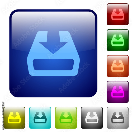 Install to hard drive color square buttons
