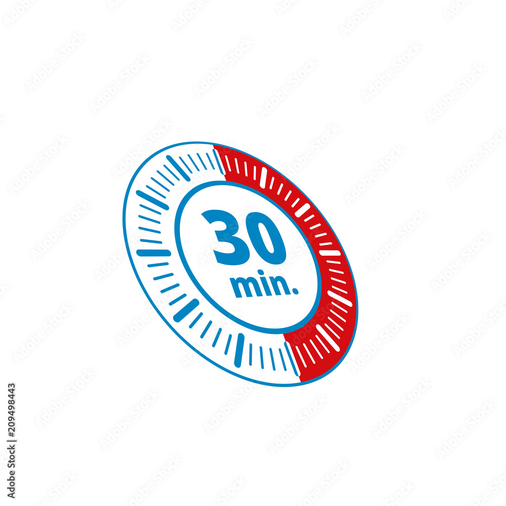 30 Minutes Time illustration 30 Minutes Time illustration