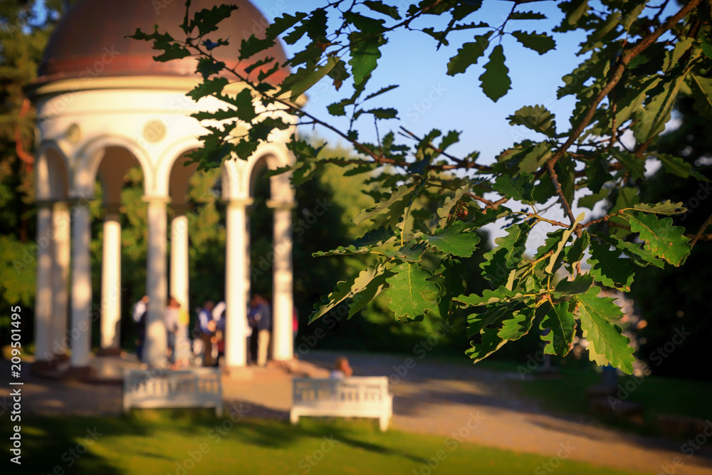 Obraz premium The temple on the Neroberg in Wiesbaden, Hessen