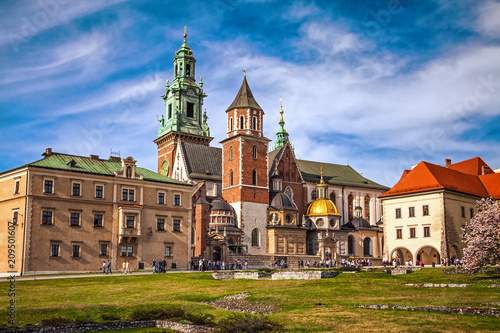 The cathedral of St Stanislaw and St Vaclav on the Wawel Hill