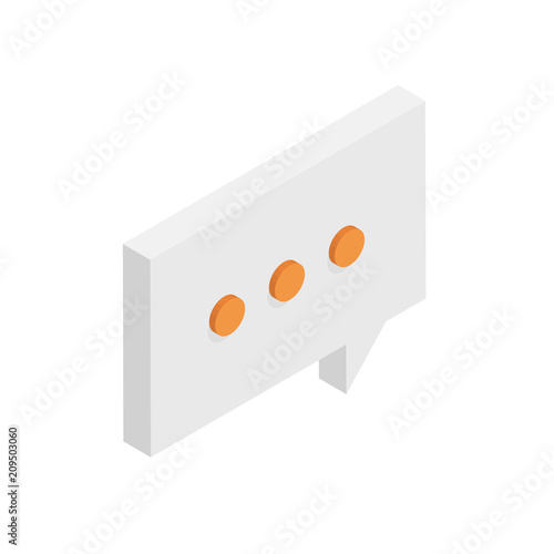 Isometric Bubble in Vector