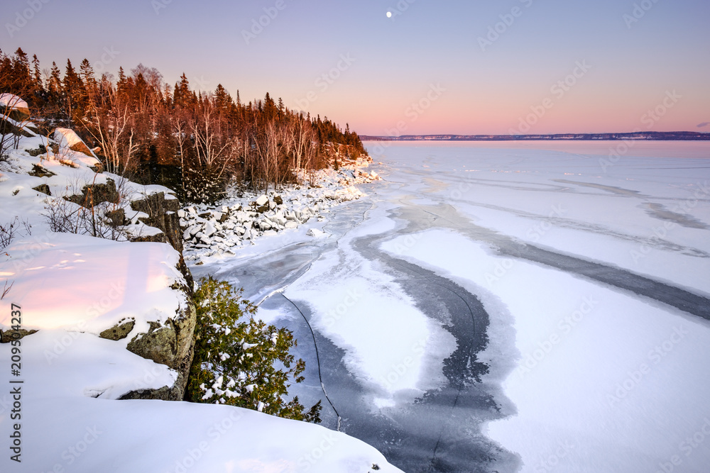 Lake Superior north shore overlooking Thunder Bay Lake Superior north shore overlooking Thunder Bay