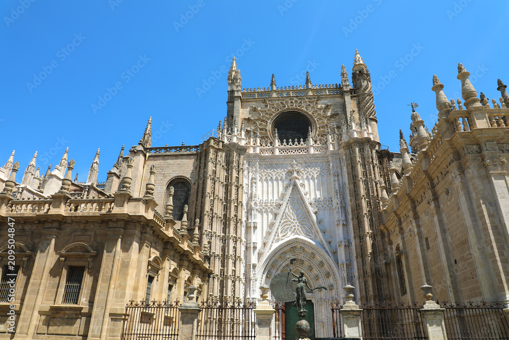 Cathedral of Saint Mary of the See (Seville Cathedral) in Seville, Andalusia, Spain