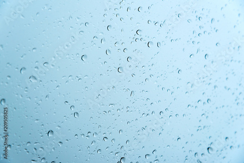 Water drops on a window