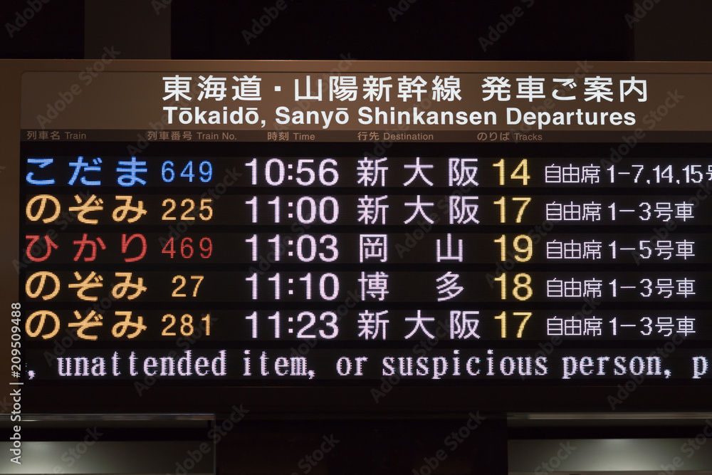 Fototapeta premium 表示板物語