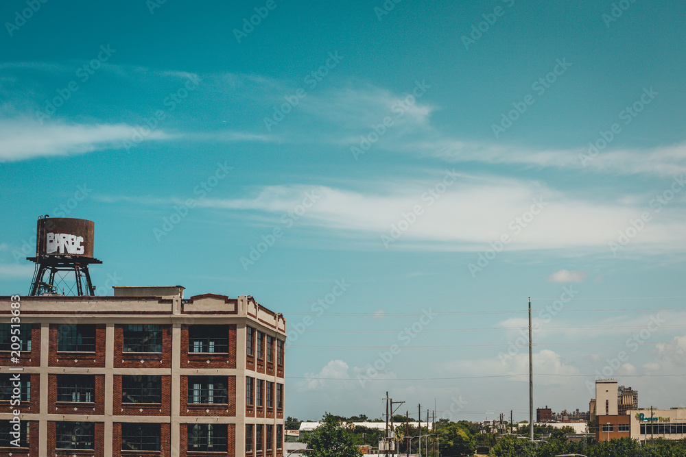 Fototapeta premium Houston Sky Water Tower