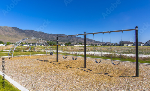Swing set at a local playground