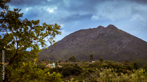 Villa Capao Palmeiras Bahia Brazil 08/14/2015, stone mountain in valley