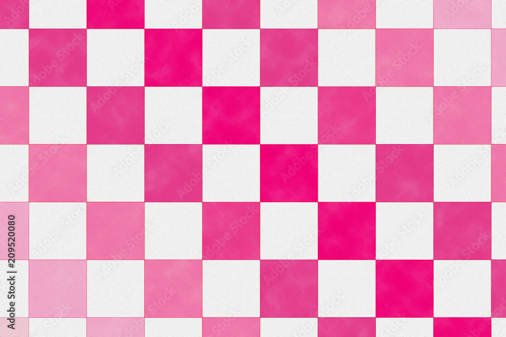 Square pattern in white and red color tone Square pattern in white and red color tone