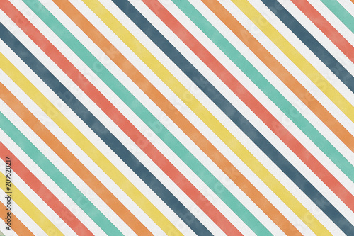 Colourful diagonal stripe pattern