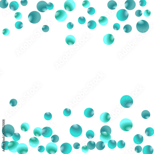 Modern background with bubbles. Cute Pattern for Postcard, Print, Banner or Poster. Vector Texture in Trendy Style