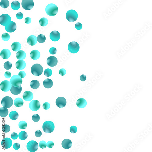 Modern background with bubbles. Cute Pattern for Postcard, Print, Banner or Poster. Vector Texture in Trendy Style