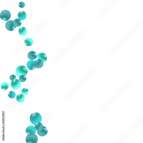 Modern background with bubbles. Cute Pattern for Postcard, Print, Banner or Poster. Vector Texture in Trendy Style