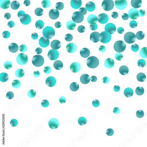 Modern background with bubbles. Cute Pattern for Postcard, Print, Banner or Poster. Vector Texture in Trendy Style