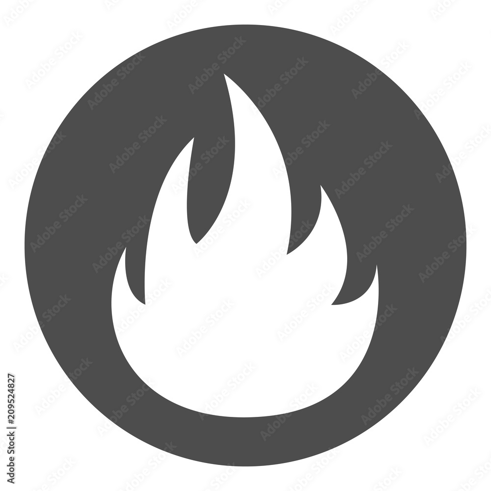 FIRE icon. Vector illustration. FIRE icon. Vector illustration.