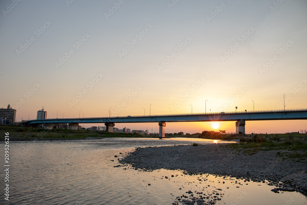 Expressway Sunset River