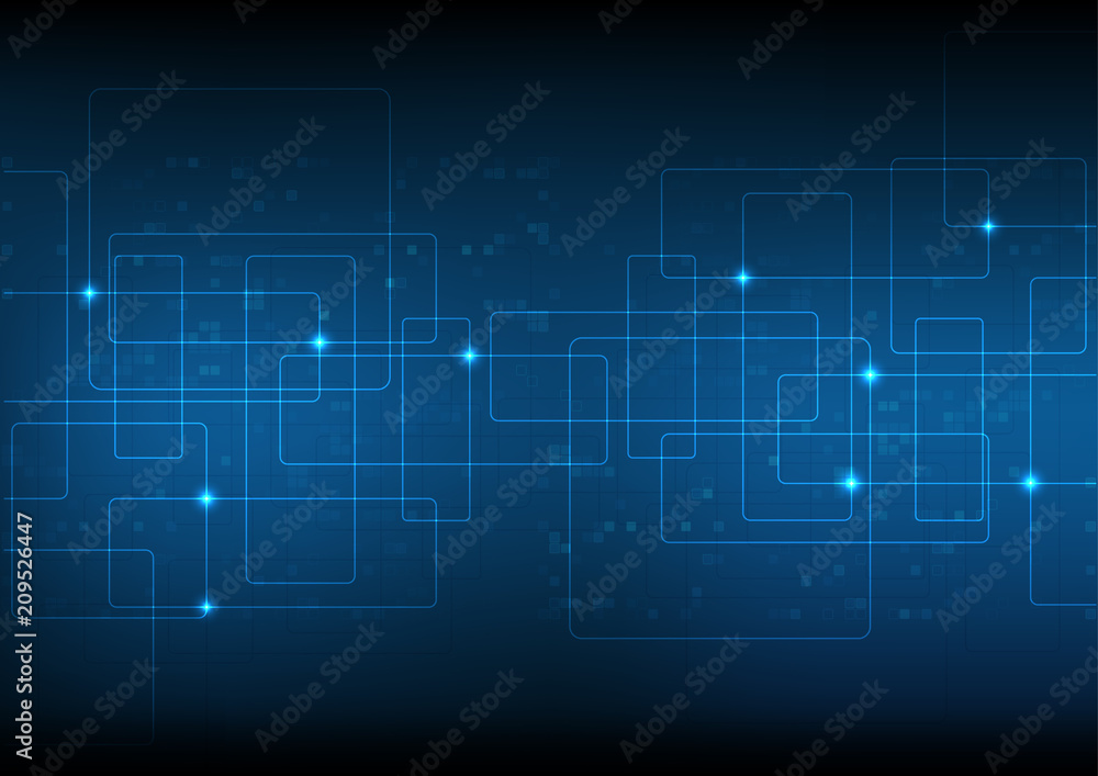 Fototapeta premium background abstract polygon data technology communication vector design illustration