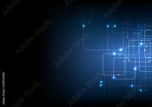 background abstract polygon data technology communication vector design illustration