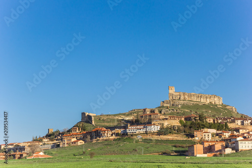 Castle on top of the hill in Atienza, Spain