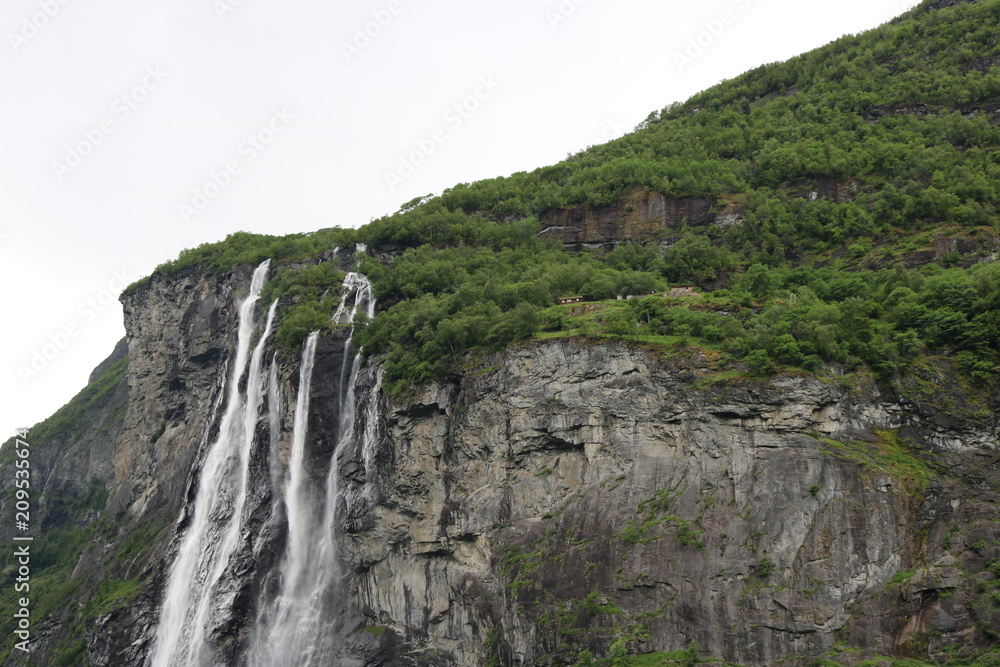 Norway fjord seven sisters Norway fjord seven sisters