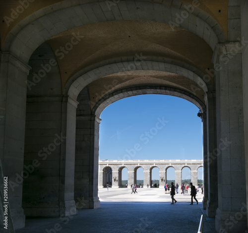 Arcos del  Palacio Real de Madrid