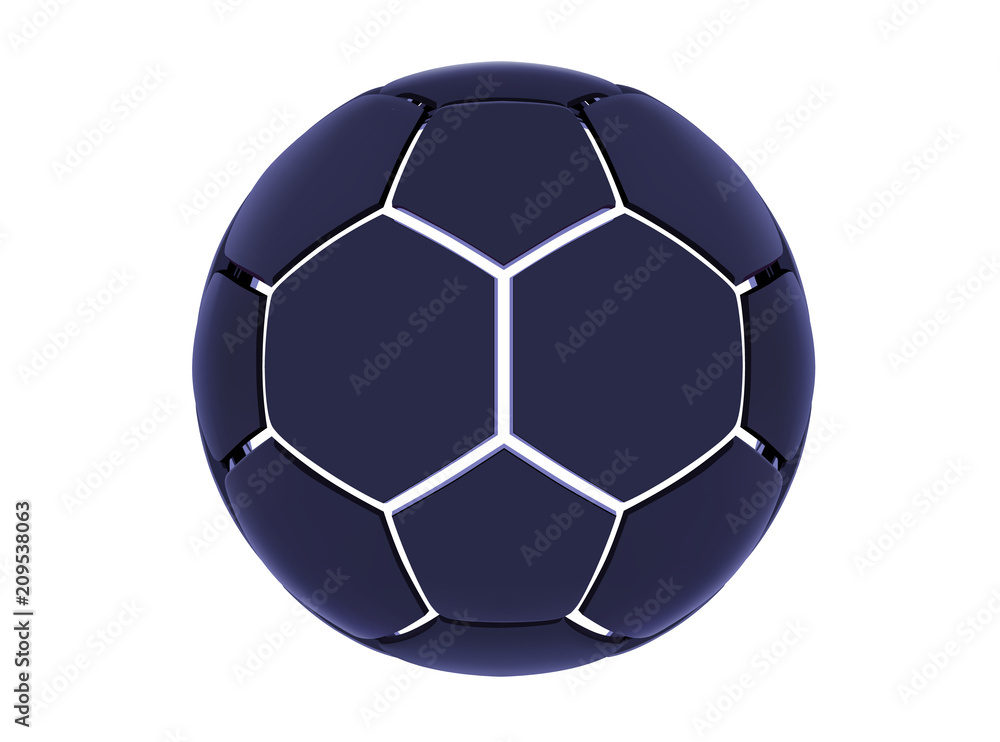 Fototapeta premium Vector futuristic sports concept of a soccer ball. Modern digital ball. High tech football ball design. Abstract Soccer Ball