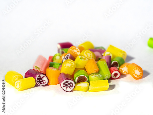close up a candies.