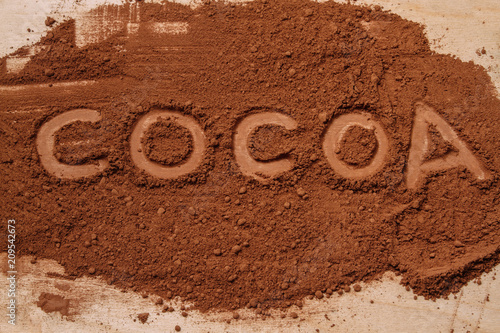 The inscription of cocoa in cocoa