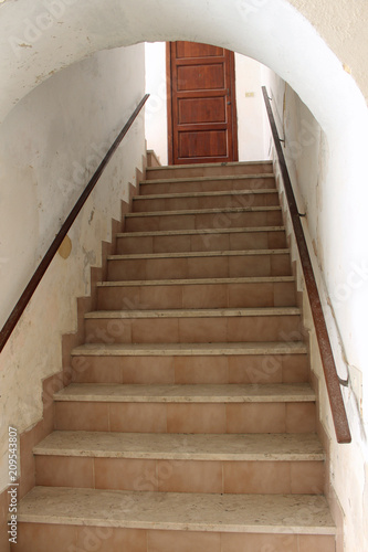 Escalier, ville de Marsala Sicile