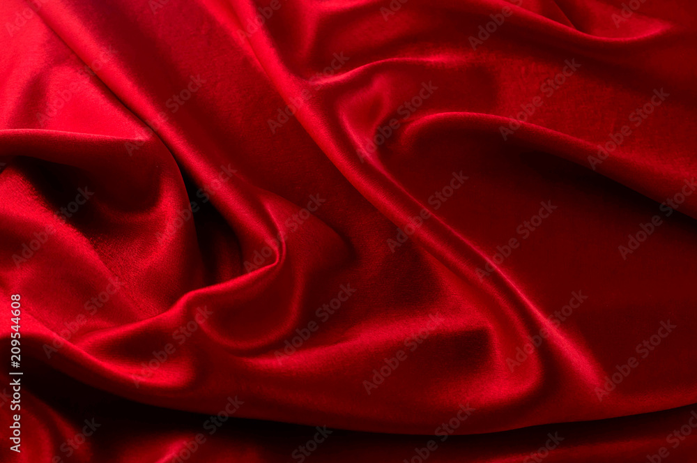 Abstract silk luxury background, piece of cloth, deep red cloth texture Abstract silk luxury background, piece of cloth, deep red cloth texture