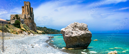 beautiful beaches and castles of Italy - Roseto Capo Spulico in Calabria
